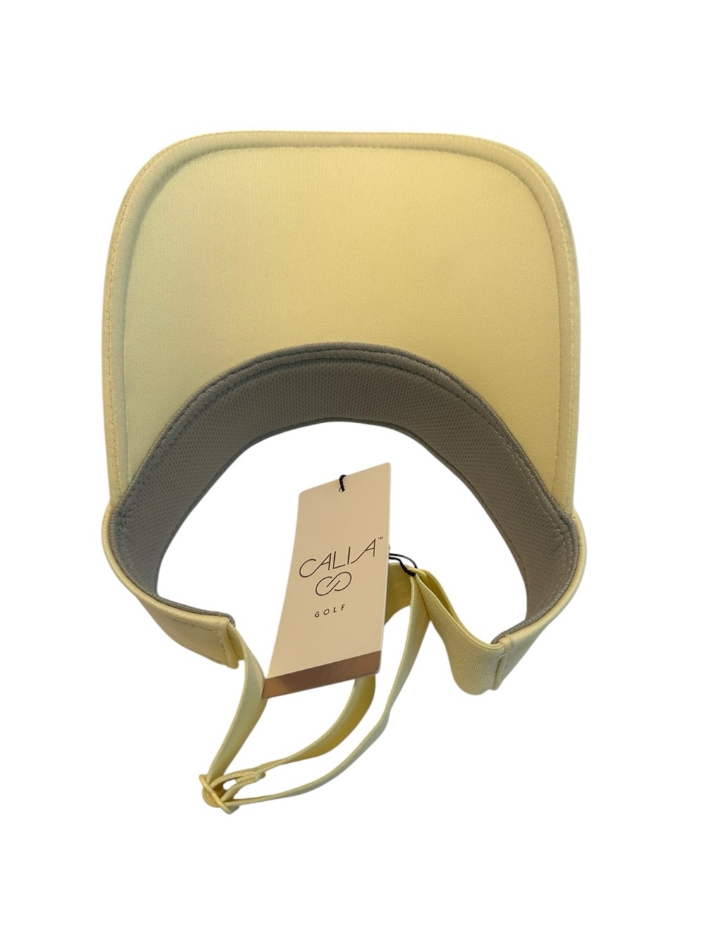 Calia Golf Women's Pale Yellow Visor - Picture 2 of 3